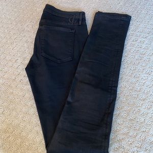 Juicy Couture Black Wax Skinny Jean 26